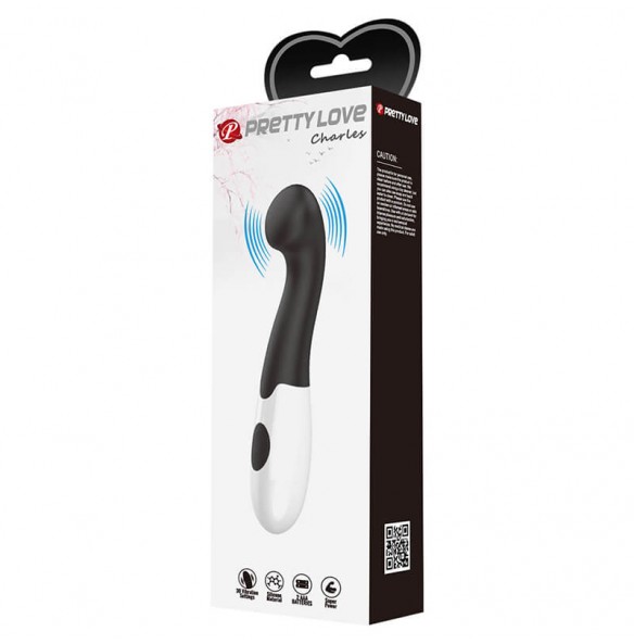 PRETTY LOVE - Charles Wand Vibrator (Battery - Black) PRETTY LOVE - Charles Wand Vibrator (Battery - Black)